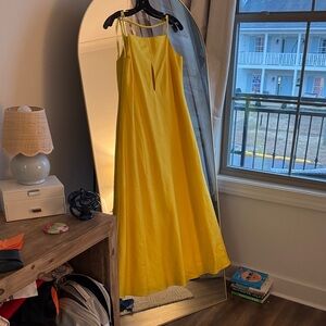 ANTONIO MELANI Vibrant Yellow Maxi Dress